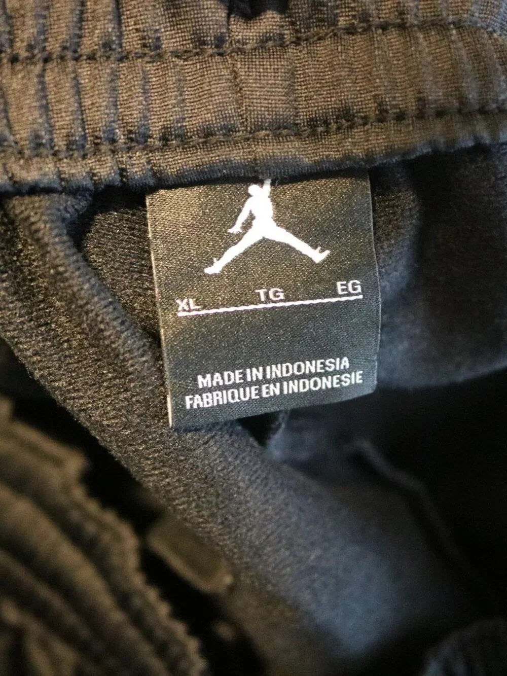 Black Jordan basketball warm up pants